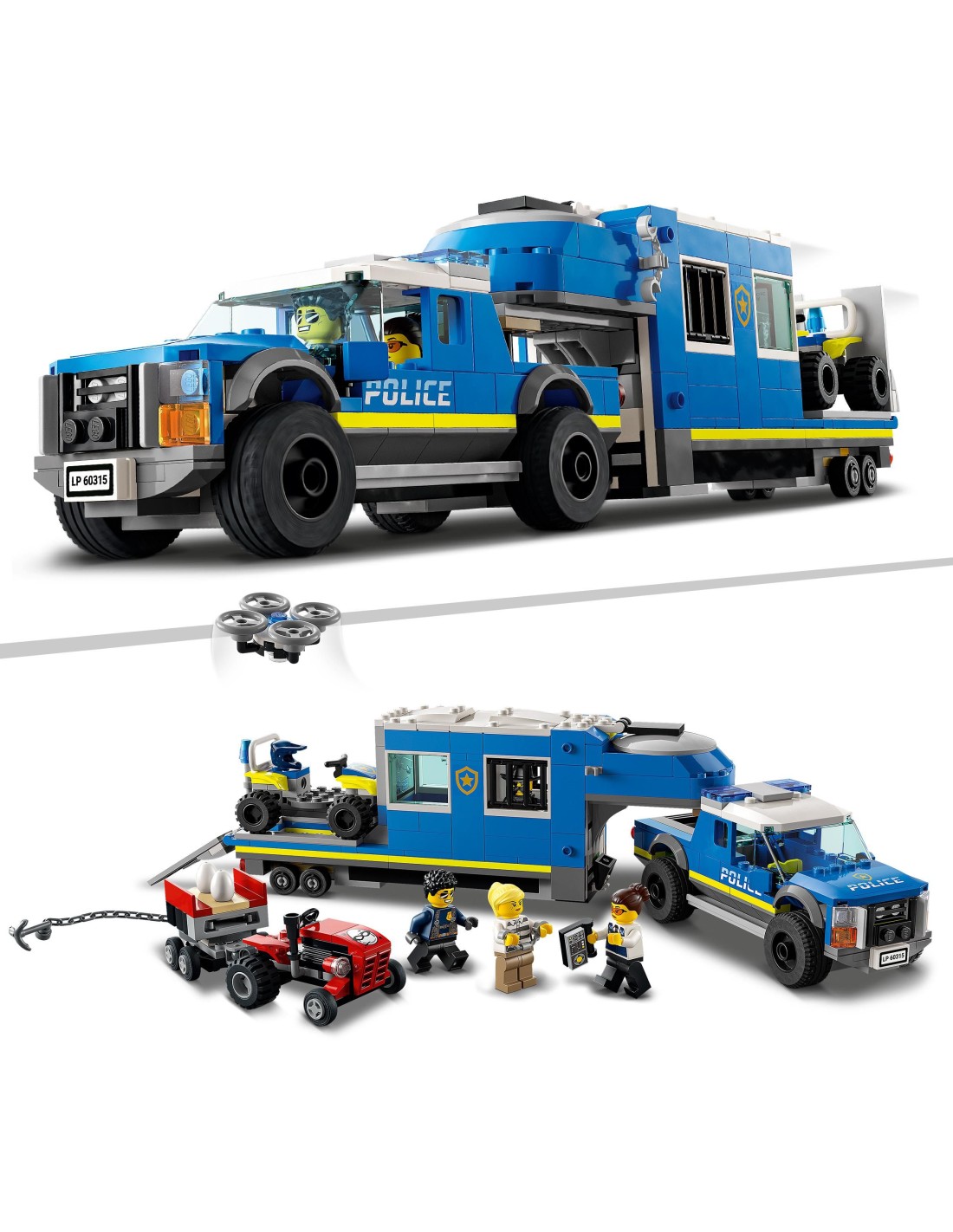 Lego City Camion centro di comando della polizia