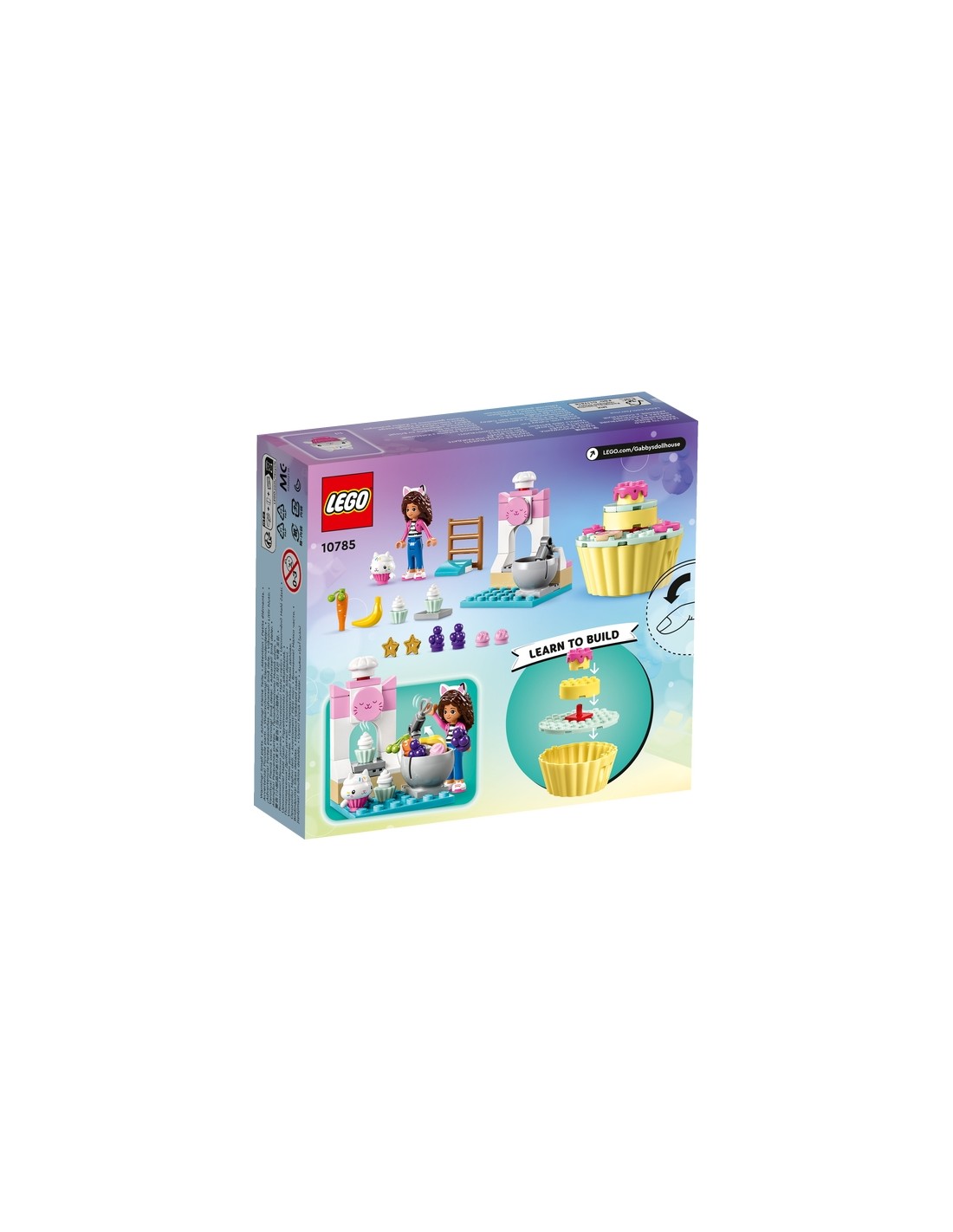 LEGO 10785 La Casa delle Bambole di Gabby Divertimento in Cucina con  Dolcetto, Giocattolo con i Personaggi di Gabby e Dolcetto, Cupcake da  Decorare e Accessori, Giochi per Bambine e Bambini dai